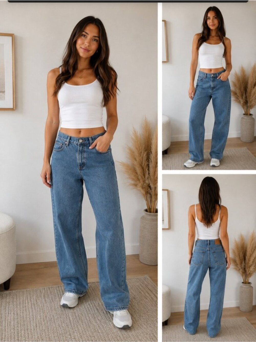 Levi's Medium Blue High-Rise 505 Straight  Leg Jeans